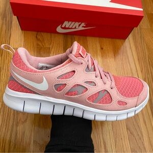 Nike Pink and White Women's Sneakers